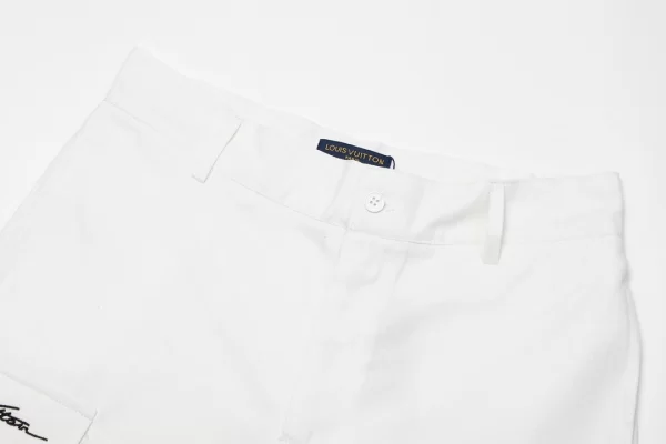 Louis Vuitton Embroidered Cotton Cargo Shorts - SSL29