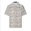 Louis Vuitton Monogram Printed Short-Sleeved Silk Shirt - LST14