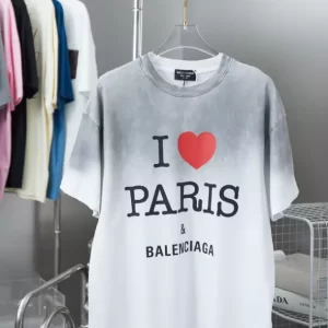 Balenciaga I Love Paris & Balenciaga T-shirt - BT33