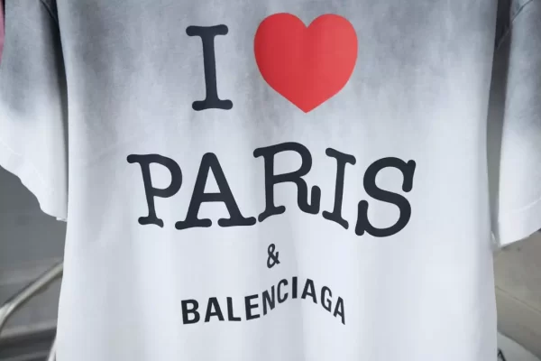 Balenciaga I Love Paris & Balenciaga T-shirt - BT33