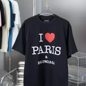 Balenciaga I Love Paris & Balenciaga T-shirt - BT34