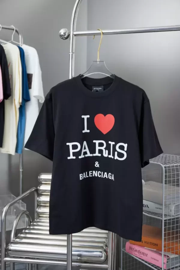 Balenciaga I Love Paris & Balenciaga T-shirt - BT34