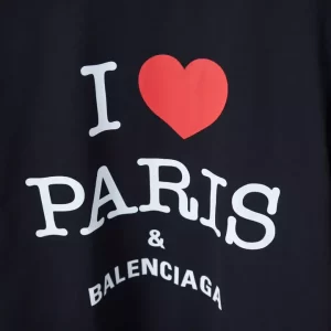 Balenciaga I Love Paris & Balenciaga T-shirt - BT34