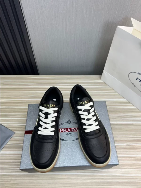 Prada Downtown Nappa Leather Sneakers - PS32