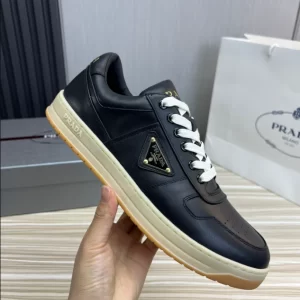 Prada Downtown Nappa Leather Sneakers - PS32