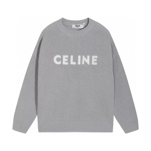 Celine Oversized Sweater In Ribbed Wool - HC02