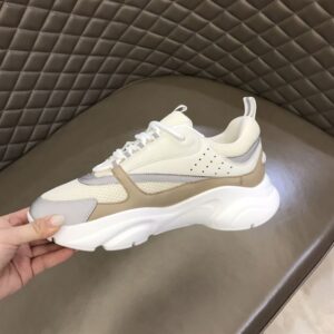 Dior B22 Sneaker Cream Beige White Calfskin - DS66