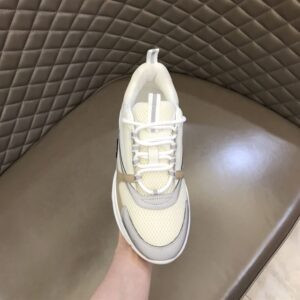 Dior B22 Sneaker Cream Beige White Calfskin - DS66