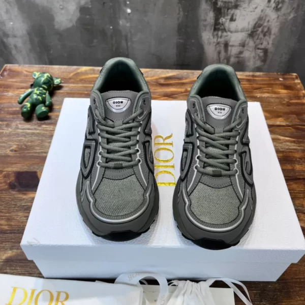 Dior B30 Sneaker Olive Mesh and Technical Fabric - DS99