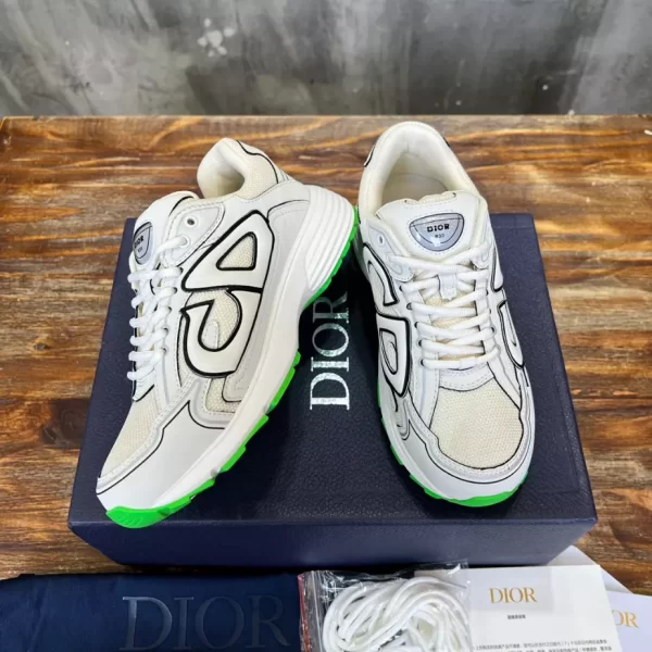 Dior B30 Sneaker Cream Mesh and Technical Fabric - DS95