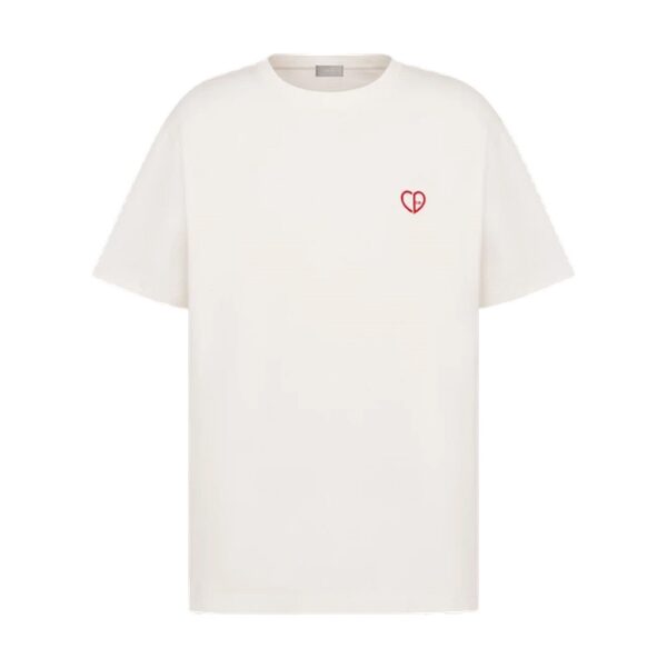 Dior CD Heart Relaxed-Fit T-Shirt - DT27