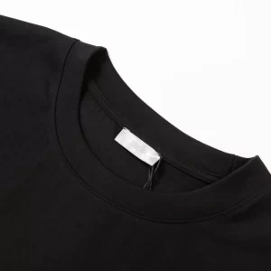 Dior CD Icon Relaxed-Fit T-Shirt Black Cotton Jersey - DT39