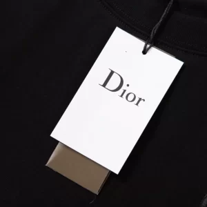 Dior CD Icon Relaxed-Fit T-Shirt Black Cotton Jersey - DT39