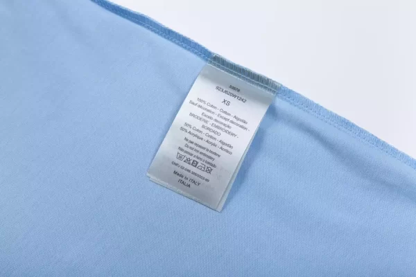 Dior CD Icon Relaxed-Fit T-Shirt Blue Cotton Jersey - DT38