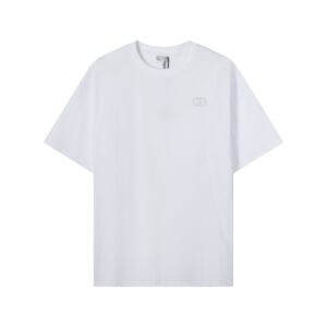 Dior CD Icon Relaxed-Fit T-Shirt White Cotton Jersey - DT37