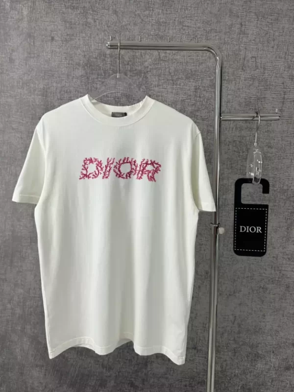 Dior Italic Coral Relaxed-Fit T-Shirt - DT29