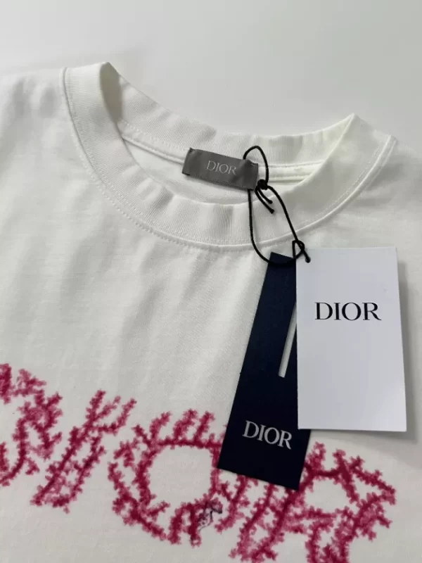 Dior Italic Coral Relaxed-Fit T-Shirt - DT29