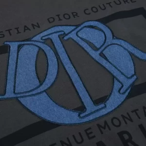 Dior Relaxed-Fit T-Shirt Gray Cotton Jersey - DT36