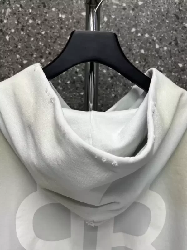 Balenciaga Crypto Hoodie Medium Fit in White - HB08