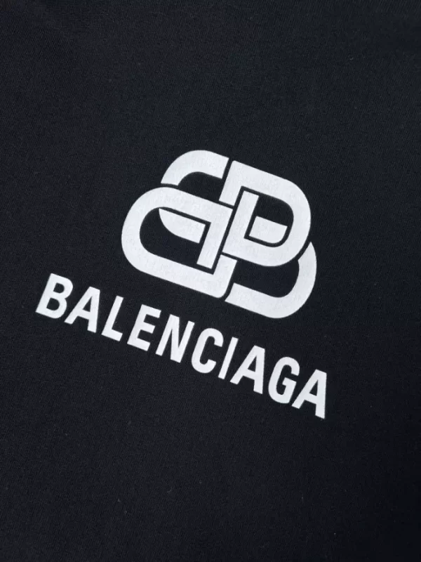 Balenciaga Logo Printed Oversized Hoodie - HB10