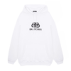 Balenciaga Logo Printed Oversized Hoodie - HB11