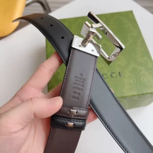 Gucci Reversible Belt With Square G Buckle - GB30