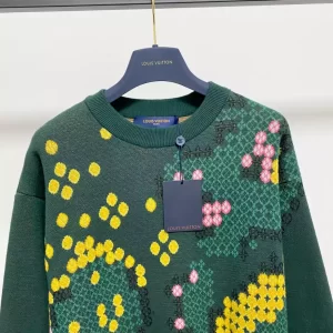 LV Cotton Jacquard Crewneck - HL46