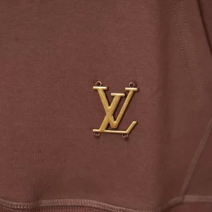 LV Embellished Cotton Hoodie - HL21