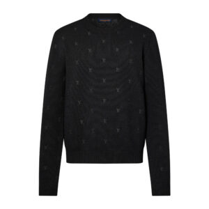 LV Embroidered Signature Merino Crewneck - HL13