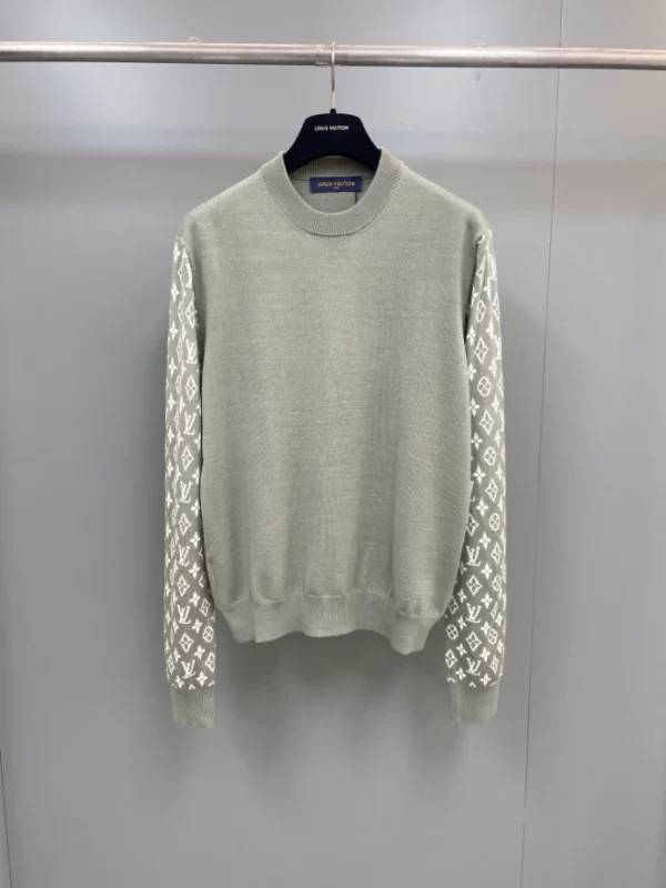 LV Long-Sleeved Cashmere Mix Signature Crewneck - HL41