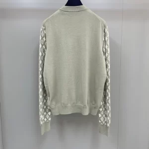 LV Long-Sleeved Cashmere Mix Signature Crewneck - HL41