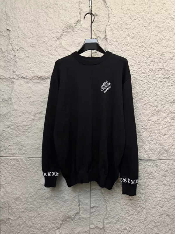 LV Long-Sleeved Cotton Crewneck - HL35