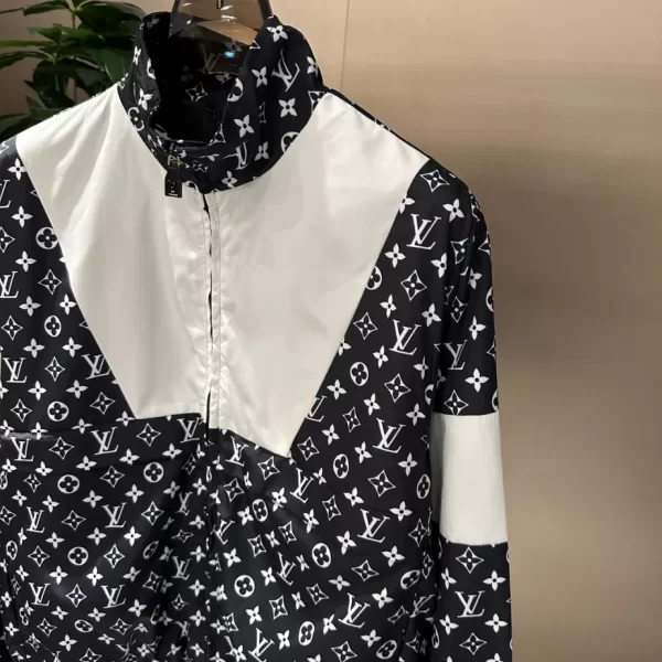 LV Monogram Printed Technical Track Top - HL38