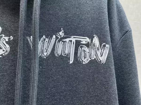 LV Printed Cotton Hoodie