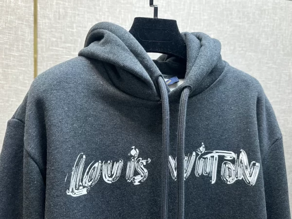 LV Printed Cotton Hoodie