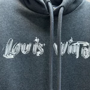 LV Printed Cotton Hoodie