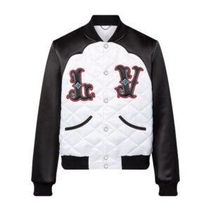 Louis Vuitton Bicolor Satin Bomber Jacket - LK28