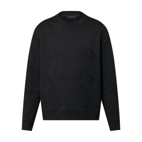 Louis Vuitton Embroidered Cotton Jersey Crewneck - HL11