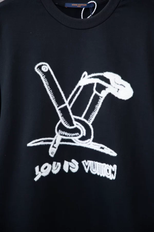 LV Embroidered Cotton Sweatshirt - HL24