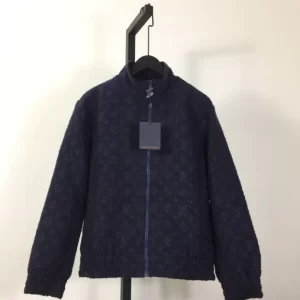 Louis Vuitton Monogram Wool Bouclette Zipped Blouson - LK30