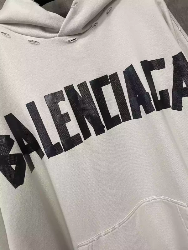 Balenciaga New Tape Type Hoodie Oversized - HB21