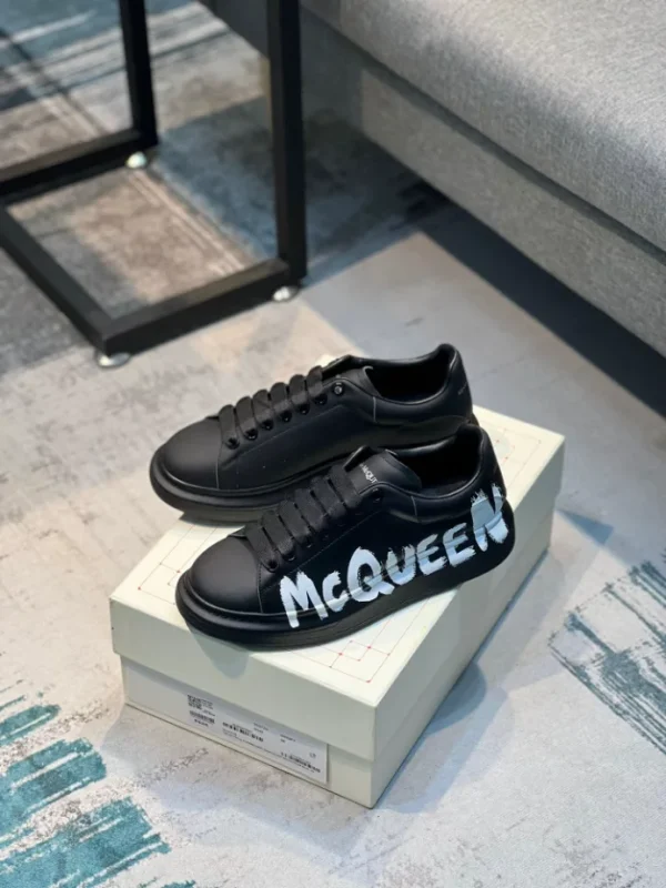 Alexander McQueen Graffiti-Print Oversized Sneakers - AS32