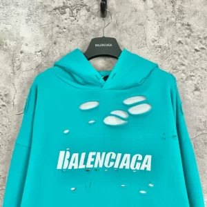 Balenciaga Balenciaga Caps Destroyed Hoodie