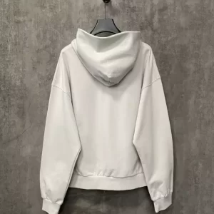 Balenciaga Champs-elysées Zip-up Hoodie Regular Fit in White - HB30