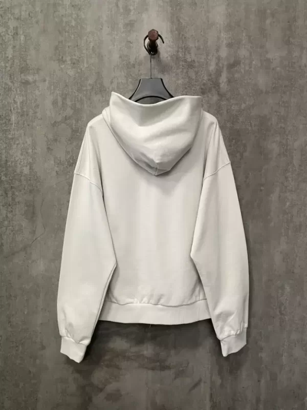 Balenciaga Champs-elysées Zip-up Hoodie Regular Fit in White - HB30