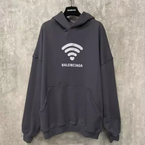 Balenciaga Lo_ve Hoodie Oversized in Black - HB29