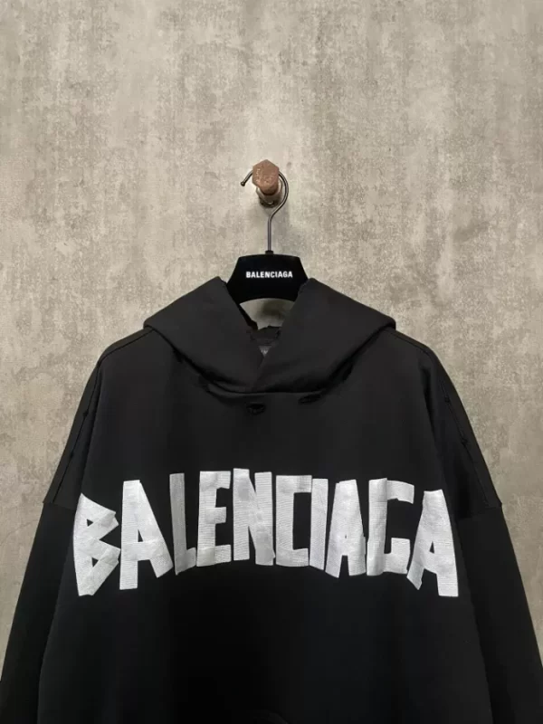 Balenciaga New Tape Type Hoodie Oversized - HB22