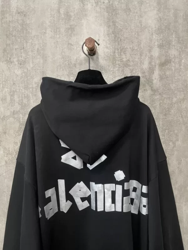 Balenciaga New Tape Type Hoodie Oversized - HB22