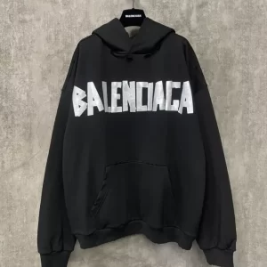 Balenciaga New Tape Type Hoodie Oversized - HB22