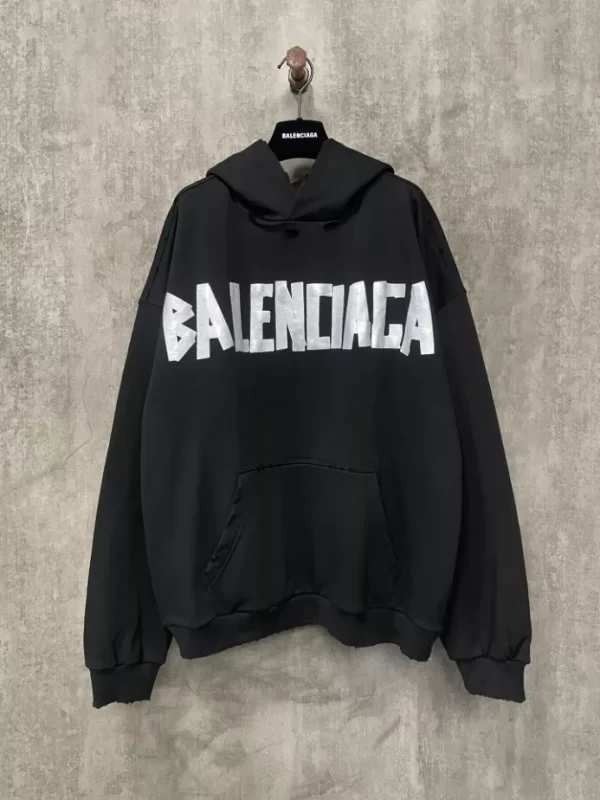 Balenciaga New Tape Type Hoodie Oversized - HB22